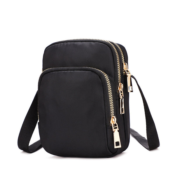 Large Capacity Nylon Crossbody Cell Phone Purse