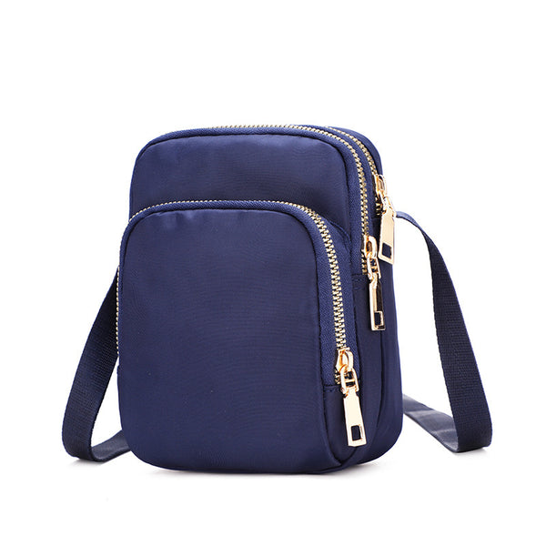 Large Capacity Nylon Crossbody Cell Phone Purse