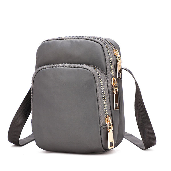 Large Capacity Nylon Crossbody Cell Phone Purse
