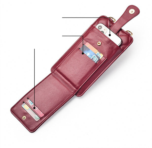 Quilted Crossbody Cell Phone Purse