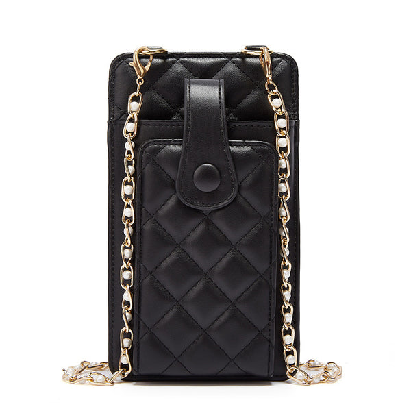 Quilted Crossbody Cell Phone Purse