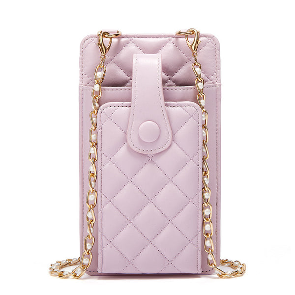 Quilted Crossbody Cell Phone Purse