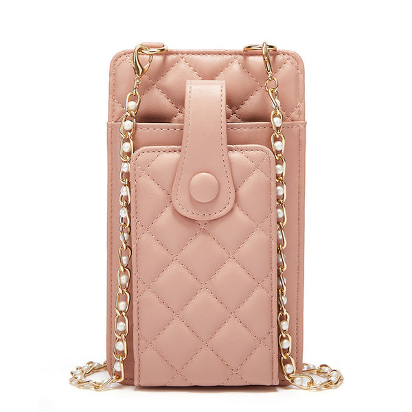 Quilted Crossbody Cell Phone Purse