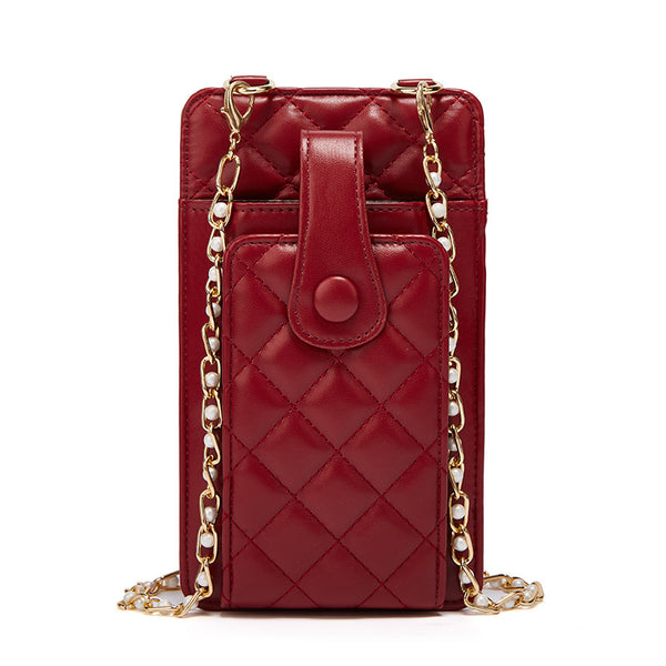 Quilted Crossbody Cell Phone Purse