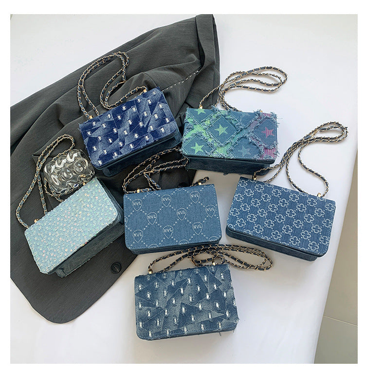 Denim Shoulder Bag