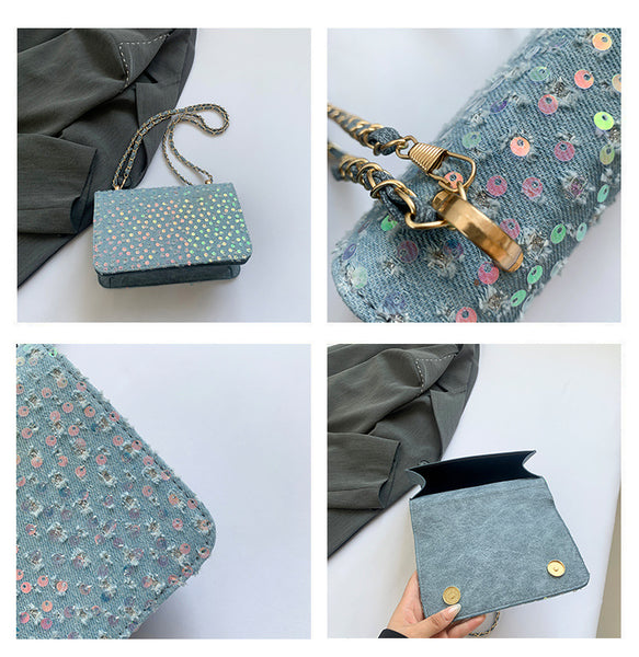 Denim Shoulder Bag