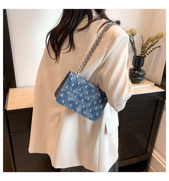 Denim Shoulder Bag