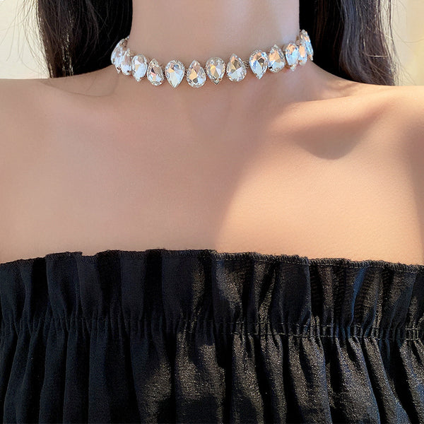 Exaggerated Color Diamond Necklace