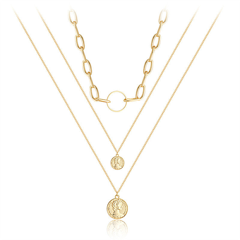 Layered Coin Necklace