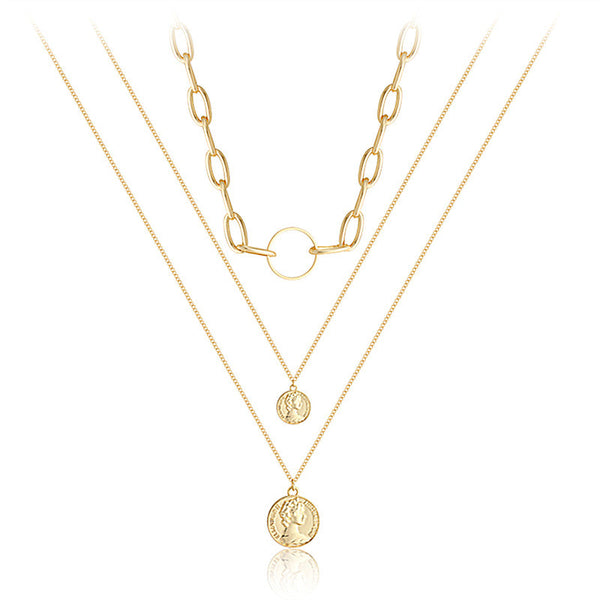 Layered Coin Necklace