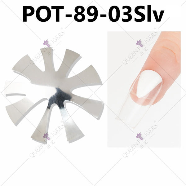 Stainless Steel Extension Nail Shaping Template