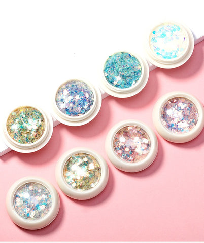 Nail Art Laser Glitter Sequins