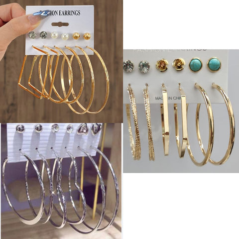 NI 6pc Earring Set