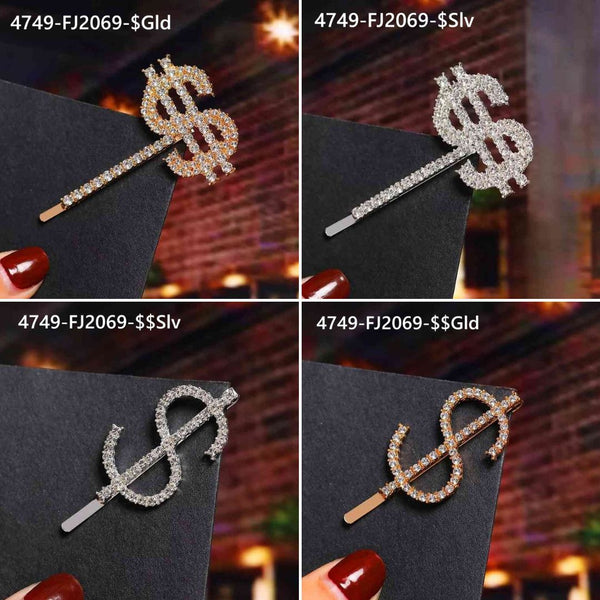 Metal Rhinestones Barrette Hairclip