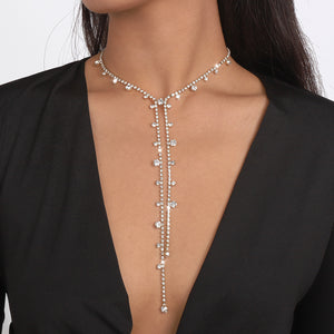 Multi-Layered Diamante Necklace 560
