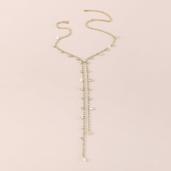 Multi-Layered Diamante Necklace 560