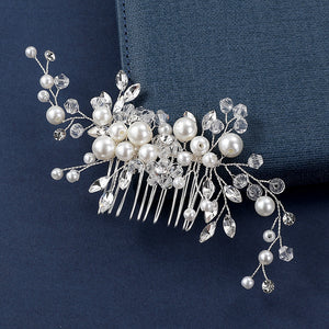 Bridal Pearl & Rhinestones Comb L3047