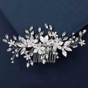 Bridal Pearl & Rhinestones Comb L3028
