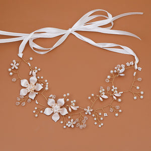 Bridal Metal Wire Floral Headdress