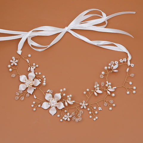 Bridal Metal Wire Floral Headdress