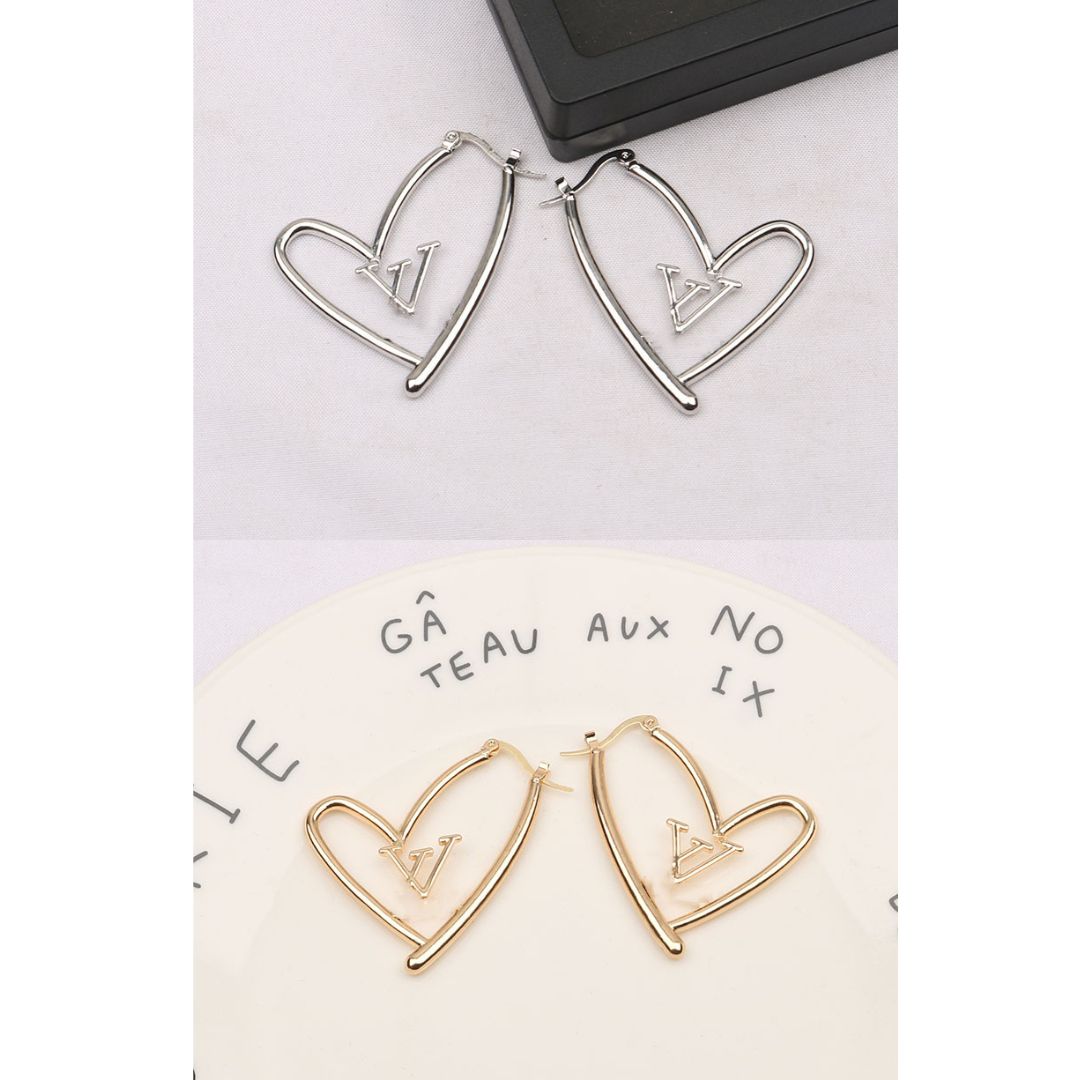Heart LV Earrings