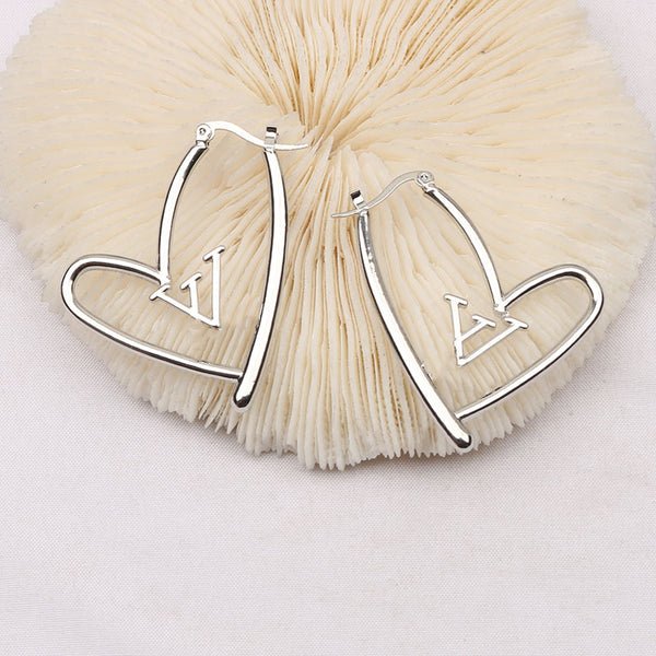 Heart LV Earrings
