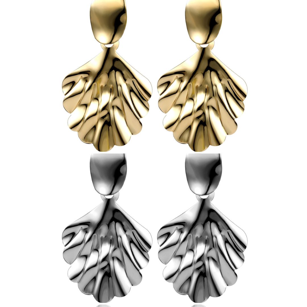 Simple Handmade Creative Leaf Earrings