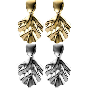 Simple Handmade Creative Leaf Earrings