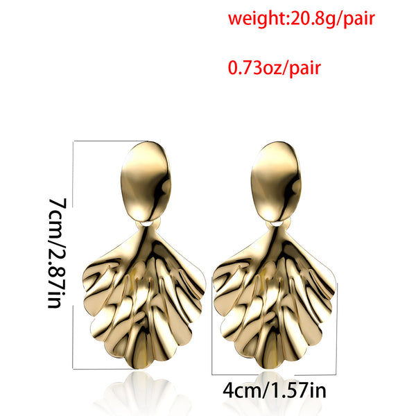Simple Handmade Creative Leaf Earrings