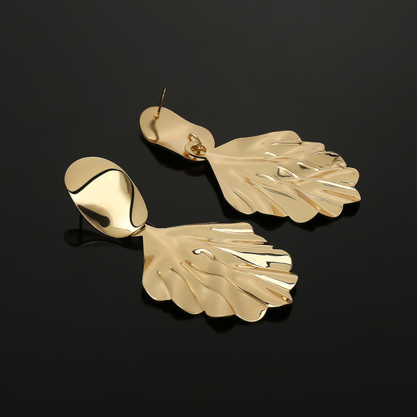 Simple Handmade Creative Leaf Earrings