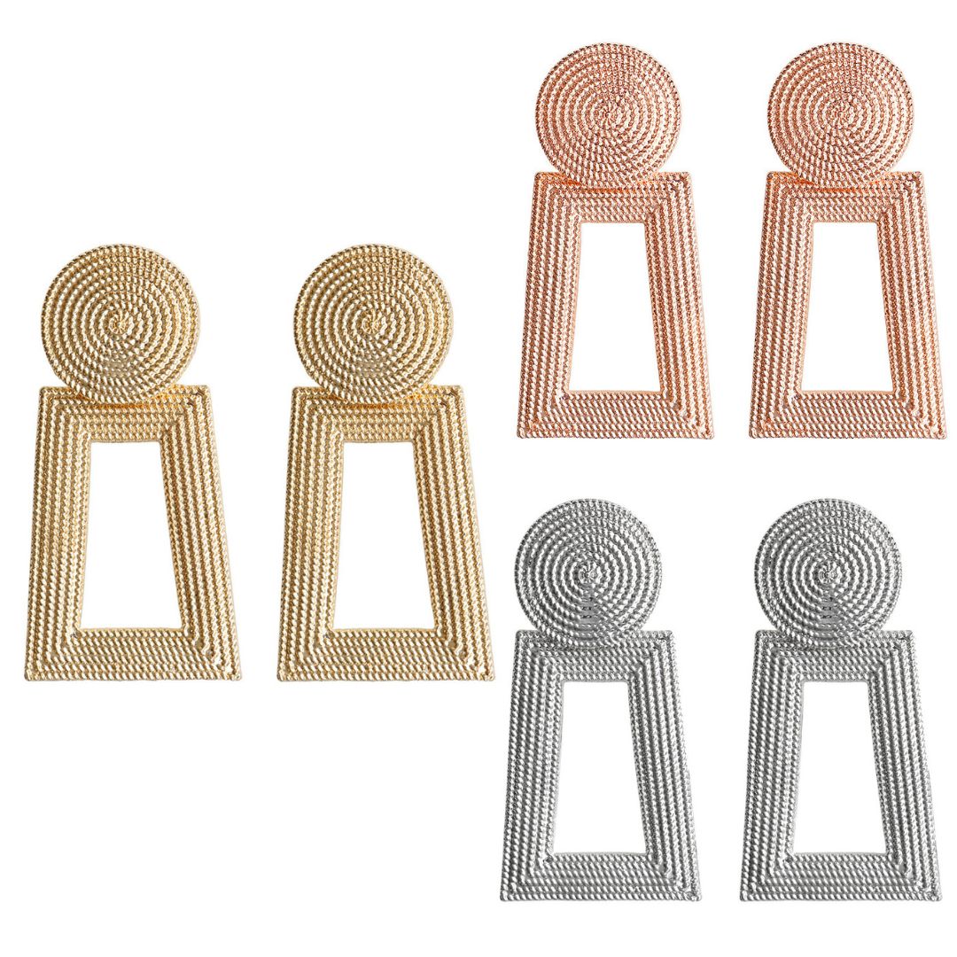 Geometric Drop Earrings