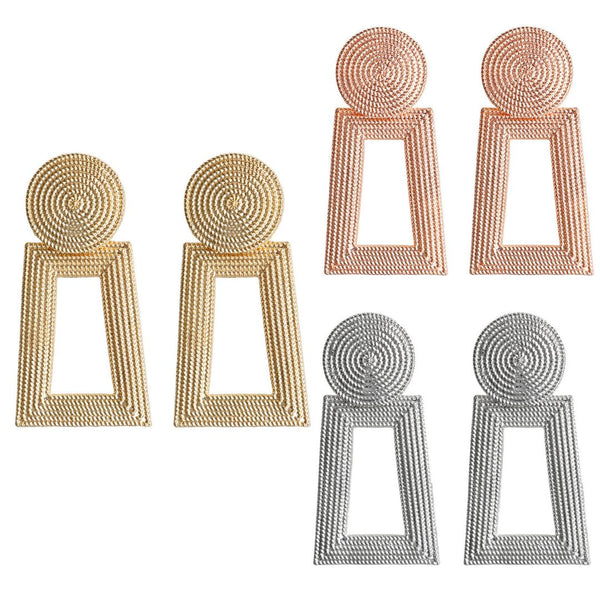 Geometric Drop Earrings