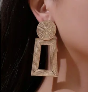 Geometric Drop Earrings