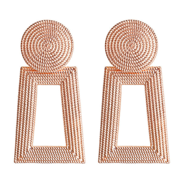 Geometric Drop Earrings