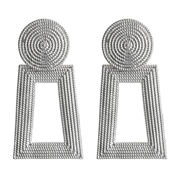 Geometric Drop Earrings