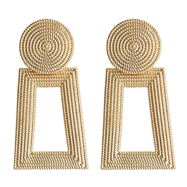 Geometric Drop Earrings
