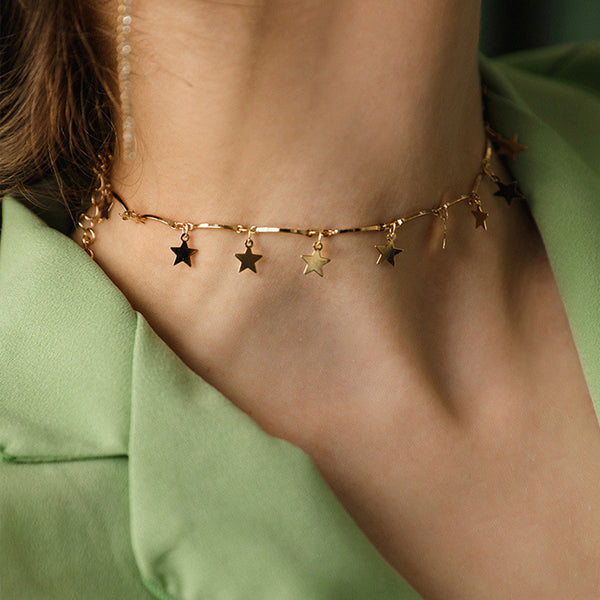Stars Choker Necklace