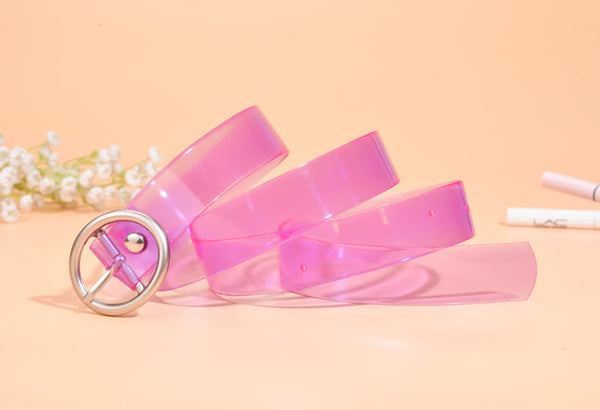 Neon Transparent Belts