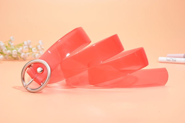 Neon Transparent Belts