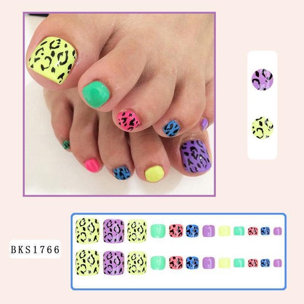 Press On Toe Nails BKS