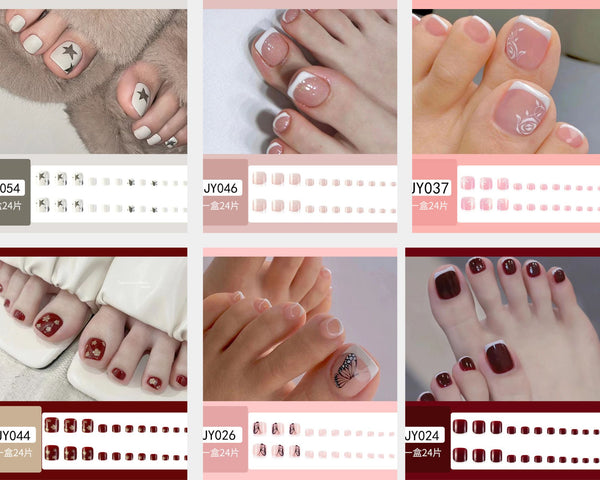 Press On Toe Nails JY0