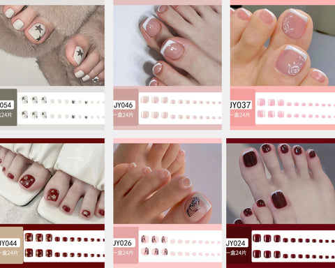 Press On Toe Nails JY0