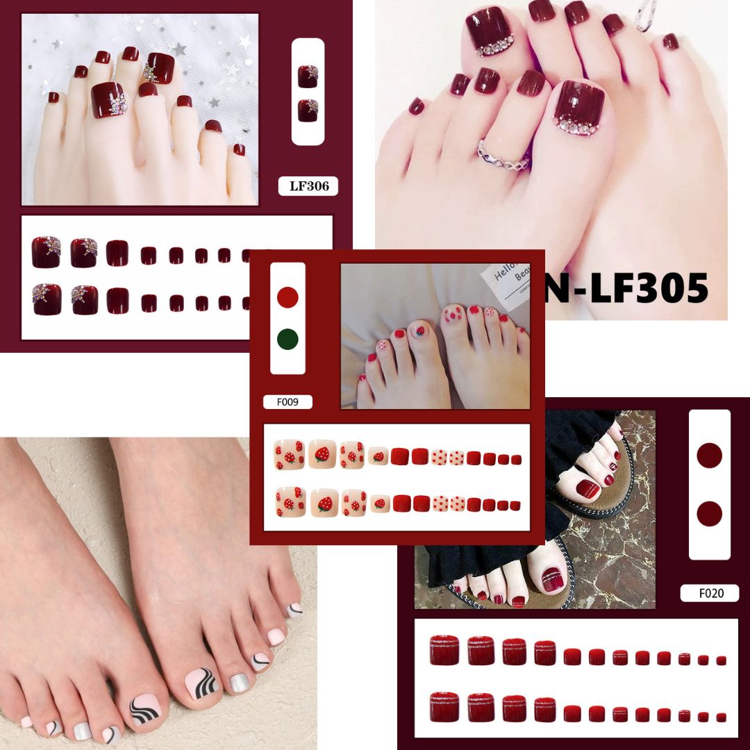 Press On Toe Nails LF