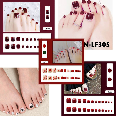 Press On Toe Nails LF