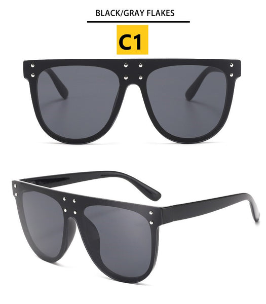 Semi-Circle Frame Sunglasses