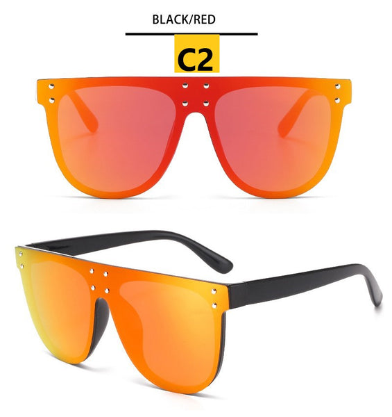 Semi-Circle Frame Sunglasses
