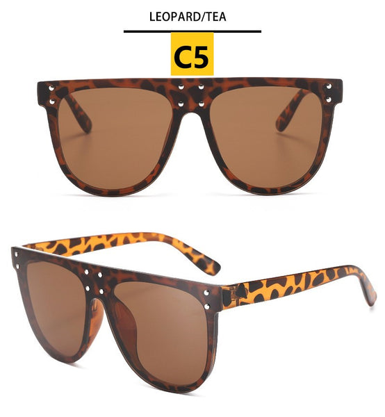 Semi-Circle Frame Sunglasses