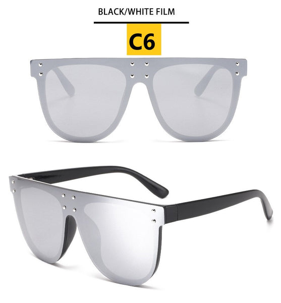 Semi-Circle Frame Sunglasses