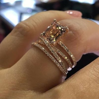 Rose Gold 3-In-1 Ring
