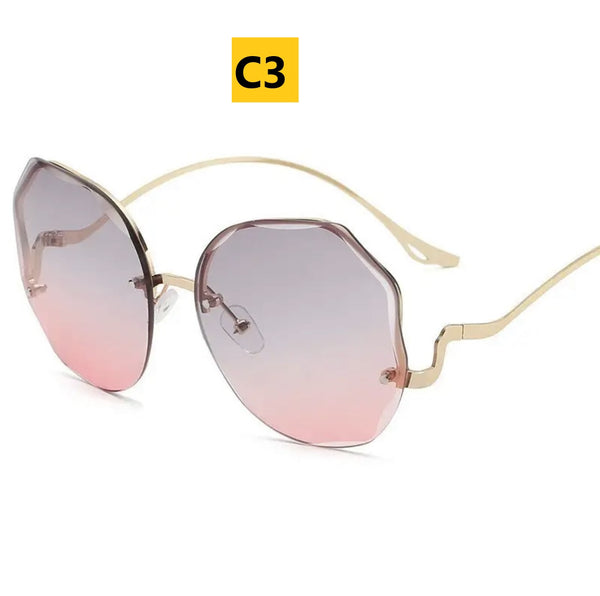 Irregular Frameless Sunglasses